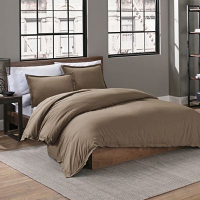 Garment Washed Solid Comforter Set - Bed Bath & Beyond