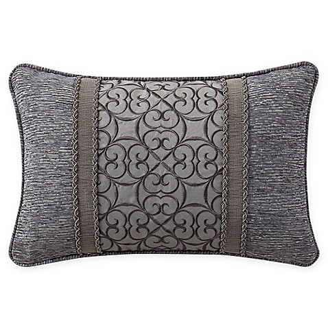 Buy Waterford Carrick Oblong Throw Pillow in Silver/Gold from Bed Bath & Beyond