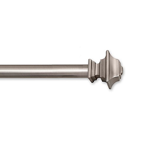 Buy Optima 144 to 240Inch Adjustable Curtain Rod in Nickel from Bed Bath  Beyond