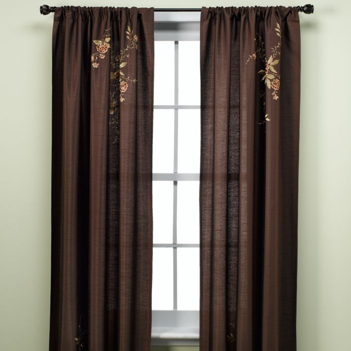 Cortina Alesandra De 2.41 M Color Chocolate | Bed Bath & Beyond México