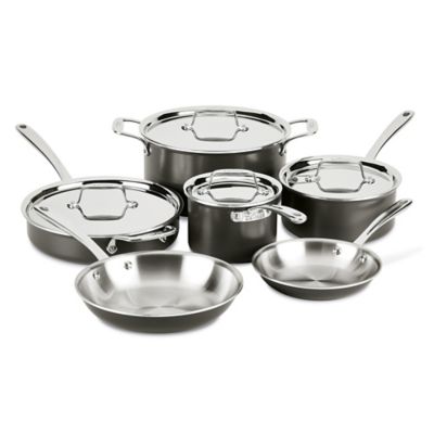 All-Clad LTD 10-Piece Cookware Set - Bed Bath & Beyond