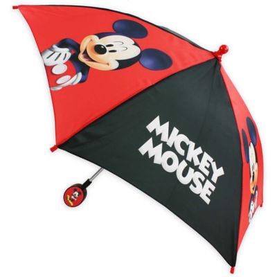 Disney® &quot;Mickey Mouse&quot; Kids Umbrella in Red/Black - Bed Bath & Beyond