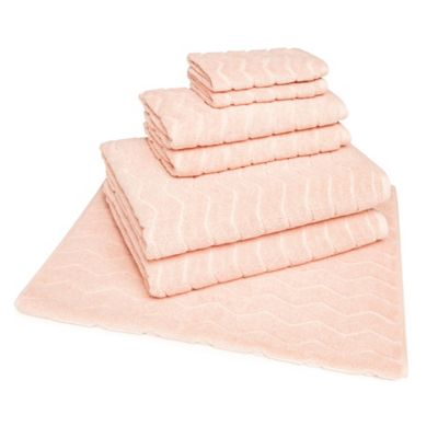 american dawn chevron 7 piece towel se