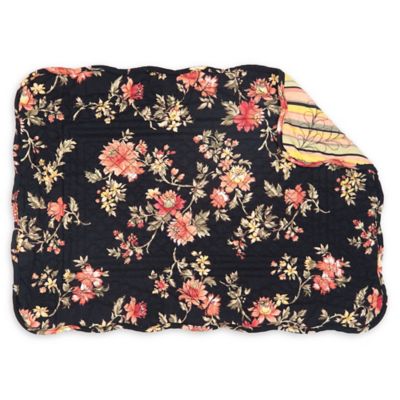C&F Home Abigail Placemats in Black (Set of 6) - Bed Bath & Beyond C&F Home Abigail Placemats in Black (Set of 6)