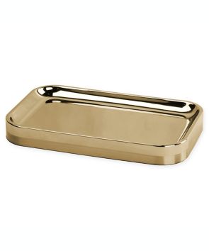 Charola para toallas de acero Lifestyle Home Linea con acabado de doble contraste