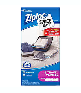 Bolsas transparentes al alto vacío de polietileno Space Bag® Ziploc® Set de 6