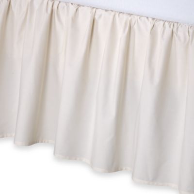 Smoothweave™ 18-Inch Ruffled Bed Skirt - BedBathandBeyond.com