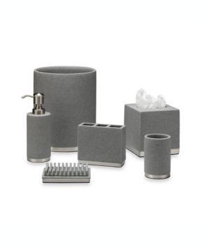 Cubierta para caja de pañuelos de arenisca/resina DKNY Highline