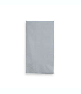 Toallas desechables de papel Creative Converting™ de dos capas color plata, 100 piezas