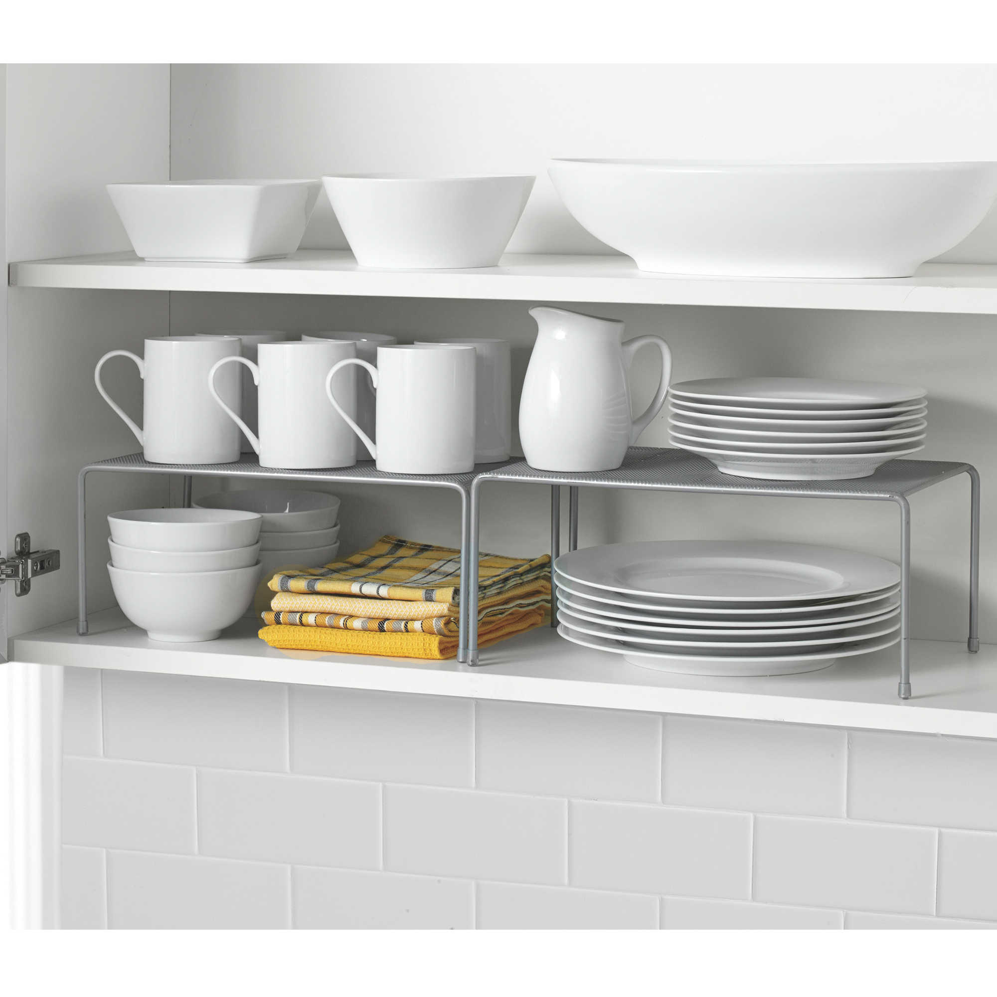 ORG Metal Mesh Expandable Cabinet Shelves Bed Bath Beyond