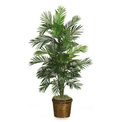 Nearly Natural Areca 56-Inch Faux Silk Palm Plant - Bed Bath & Beyond