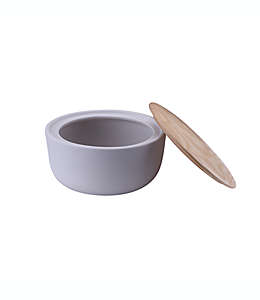 Contenedor de cerámica para baño Haven™ Daylesford color gris pómez