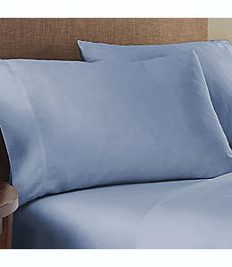 Fundas estándar de algodón para almohadas Nestwell™ color azul medio, Set de 2