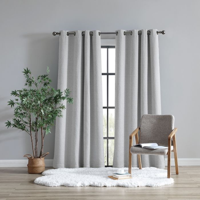 Cortinas Exterior 2x155x220cm Gris