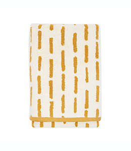 Toalla de medio baño de algodón orgánico Marmalade™ con rayas color dorado