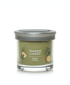Vela chica en vaso Yankee Candle™ Signature Collection aroma Sage & Citrus