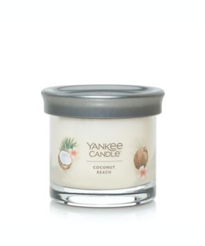 Vela chica en vaso de vidrio Yankee Candle™ Signature Collection aroma Coconut Beach