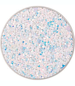 Soporte de policarbonato para celular PopSockets® Sparkle Snow White color blanco brillante