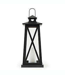 Linterna LED Sterling & Noble de 47.62 cm color negro satinado