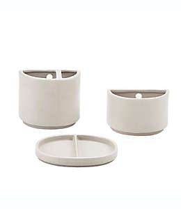 Set de accesorios para baño de porcelana Bee & Willow™ Home Grafton, 3 piezas