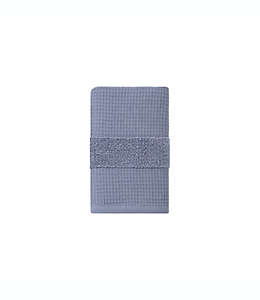 Toalla para manos de algodón Haven™ Waffle & Terry color azul grisáceo