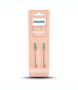 Cabezales para cepillo de dientes Philips One by Sonicare® color champaña