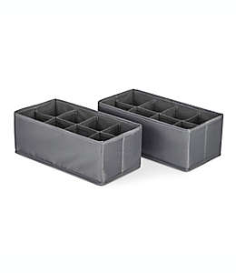 Divisores para cajón Simply Essential™ color gris, set de 2