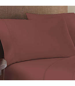 Fundas estándar/queen de algodón satinado para almohada Therapedic® Solotex color caoba