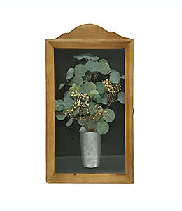 Cuadro decorativo de madera Bee & Willow™ con planta artificial