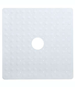 Tapete de hule para tina Simply Essential™ de 53.97 x 53.97 cm color blanco