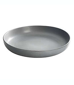 Plato hondo de cerámica Our Table™ Landon de 24.13 cm color gris