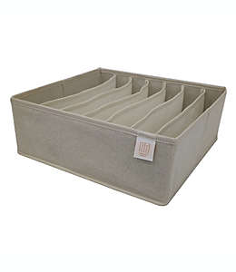 Organizador para cajones Squared Away™ con 7 compartimentos color gris ostión