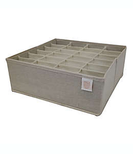 Organizador para cajones Squared Away™ con 24 compartimentos color gris ostión