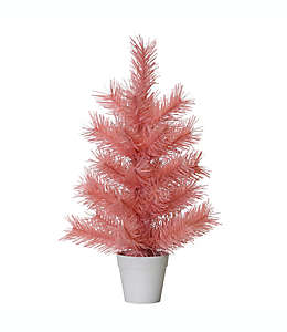 Árbol de Navidad H For Happy™ para mesa color rosa