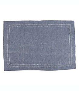 Mantel individual de algodón Our Table™ Locklin color azul