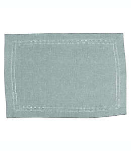 Mantel individual de algodón Our Table™ Locklin color azul grisáceo