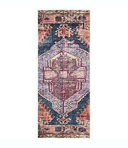 Tapete decorativo de poliéster Wild Sage™ Noor Nomad de 60.96 cm x 1.52 m color morado/multicolor