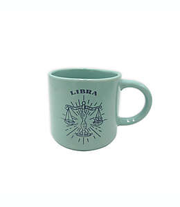 Taza de cerámica Wild Sage™ con signo zodiacal “Libra”
