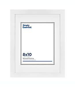 Portarretratos de madera Simply Essential™ con marialuisa de 32.38 x 40 cm color blanco