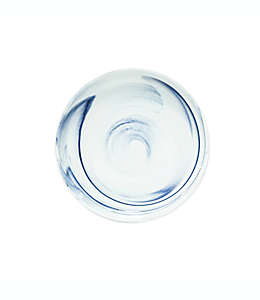 Plato para ensalada de porcelana Artisanal Kitchen Supply® con diseño de mármol color azul