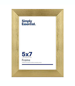 Portarretratos de madera Simply Essential™ Gallery de 12.7 x 17.78 cm color oro