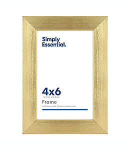 Portaretratos de madera Simply Essential™ Gallery de 13.51 x 18.59 cm color oro