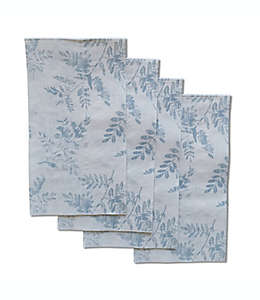 Toallas desechables de papel Bee & Willow™ con diseño de hojas color café pardo, 32 pzas.
