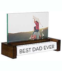 Portarretratos “Best Dad Ever” Malden® color café nogal, 10.16 x 15.24 cm
