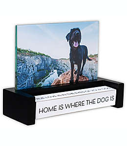 Portarretratos “True Love Is In The Eyes Of Your Dog” Malden® color café nogal, 10.16 x 15.24 cm