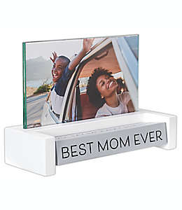 Portarretratos “Best Mom Ever” Malden® color café nogal, 10.16 x 15.24 cm