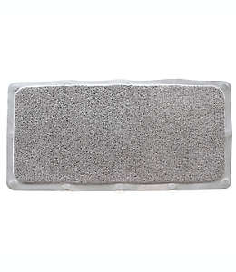 Tapete para tina Nestwell™ de esponja de lufa color gris, 43.18 x 76.2 cm