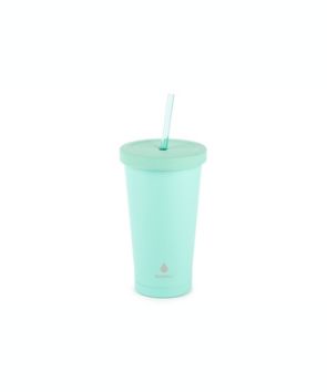 Vaso de acero inoxidable Manna™ Cruiser de 532.32 mL color menta