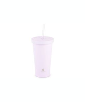 Vaso de acero inoxidable Manna™ Cruiser de 532.32 mL color lila