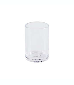 Vaso UGG® Vince de vidrio transparente con detalles color negro